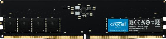 Оперативная память для компьютера 16Gb (1x16Gb) PC5-38400 4800MHz DDR5 DIMM CL40 Crucial CT16G48C40U5GT CT16G48C40U5GT