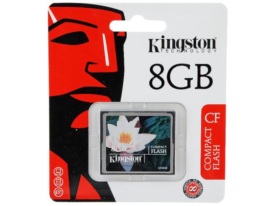 Карта памяти Compact Flash Card 8Gb Kingston CF/8GB