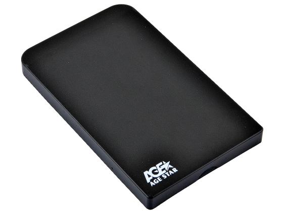 Внешний контейнер для HDD 2.5" SATA AgeStar SUB2O1 USB2.0 черный