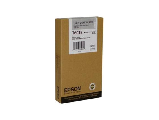 Картридж Epson C13T603900 для Epson Stylus Pro 7800/9800/7880/9880 светло-серый