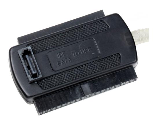 Адаптер-переходник ORIENT USB 2.0 - 2.5"/3.5"/5.25" IDE/SATA UHD-103N черный + внешний блок питания
