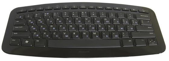 Клавиатура беспроводная Microsoft Wireless Arc Keyboard USB черный J5D-00014