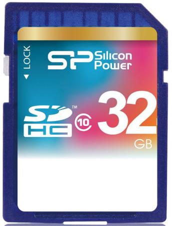 Карта памяти SDHC 32Gb Class 10 Silicon Power SP032GBSDH010V10