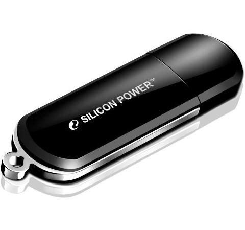 Флешка USB 8Gb Silicon Power lux mini series 322 SP008GBUF2322V1K черный