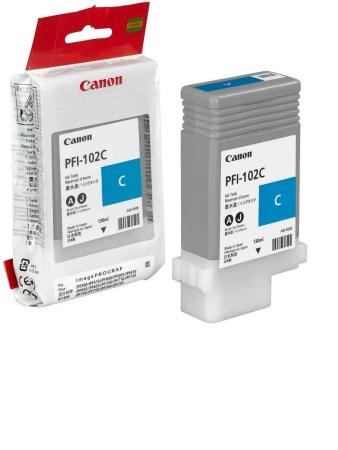 Картридж Canon PFI-102C для Canon iPF510 605 610 650 655 750 760 765 130мл голубой 0896B001