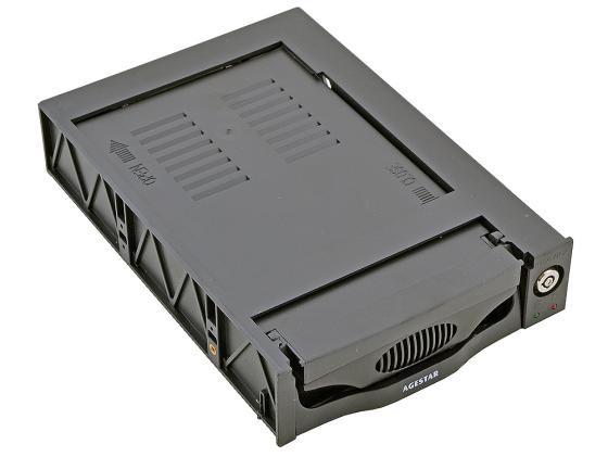 Салазки для жесткого диска (mobile rack) для HDD 3.5" AGESTAR SR3P-K-1FBK SATA черный