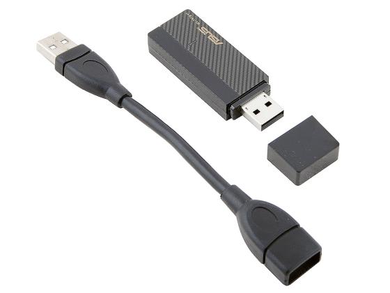 Беспроводной USB адаптер ASUS WL-167G V.3 802.11n 150Mbps 2.4ГГц