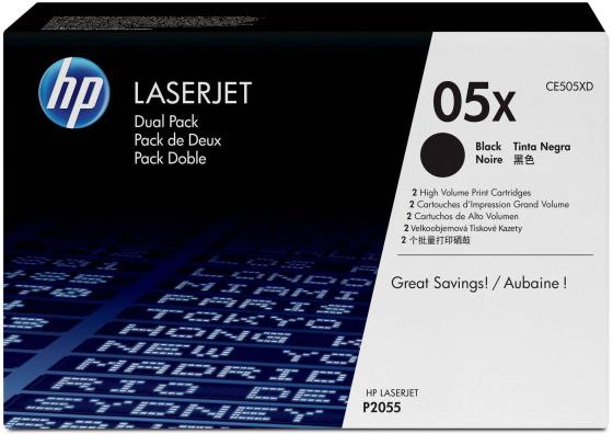 

Картридж HP CE505XD для LaserJet P2055 двойная упаковка