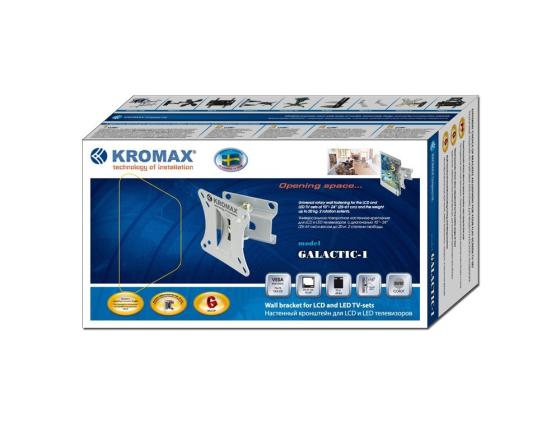 Кронштейн Kromax GALACTIC-1 10-26" VESA min 50х50 max 100x100 серый