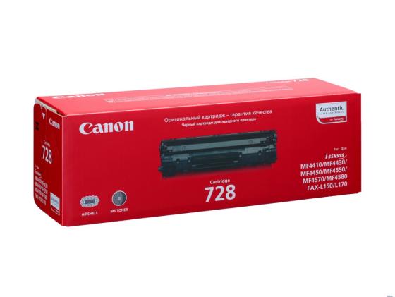 Картридж Canon 728 728 для i-SENSYS MF4410/MF4430/MF4450 /MF4550D/MF4570DN/MF 4580DN 2100стр Черный