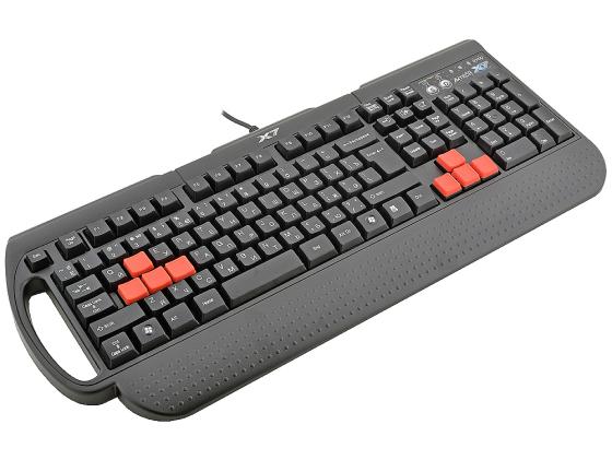 Клавиатура проводная A4TECH X7-G700 PS/2 черный