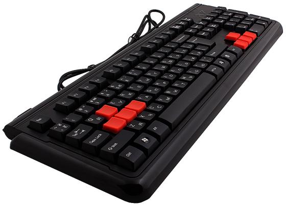 Клавиатура проводная A4TECH X7-G300 USB черный