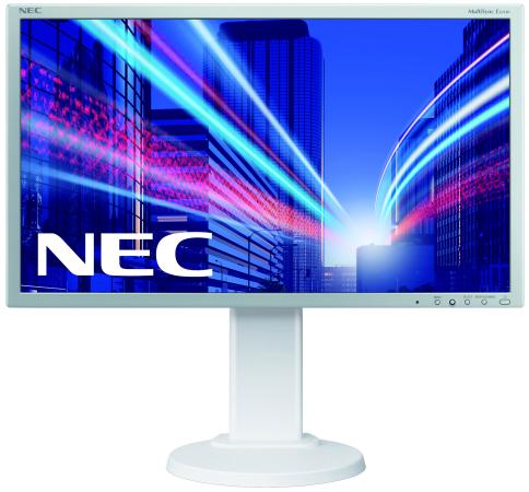 Монитор 20" NEC E201w серебристый белый TFT-TN 1600x900 250 cd/m^2 5 ms VGA DisplayPort DVI