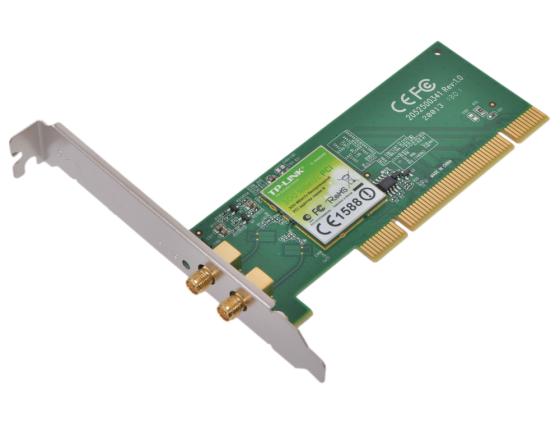 Беспроводной PCI адаптер TP-LINK TL-WN851ND 802.11n 300Mbps 2.4ГГц 20dBm