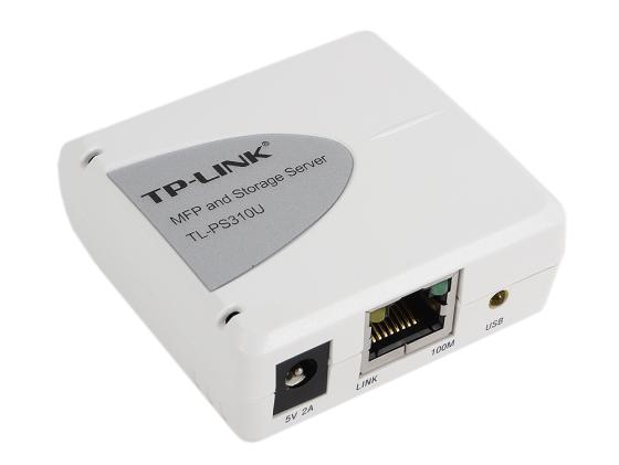 Принт-сервер TP-LINK TL-PS310U 1UTP 10/100Mbps USB
