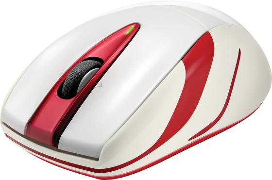 Мышь беспроводная Logitech M525 белый красный USB 910-002685