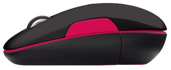 Мышь беспроводная Logitech M345 чёрный розовый USB 910-002591