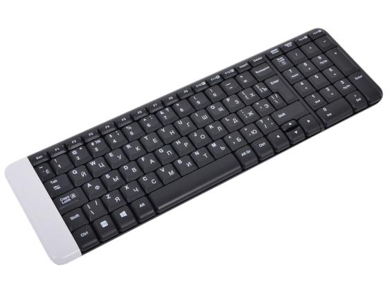 Клавиатура беспроводная Logitech K230 USB черный 920-003348