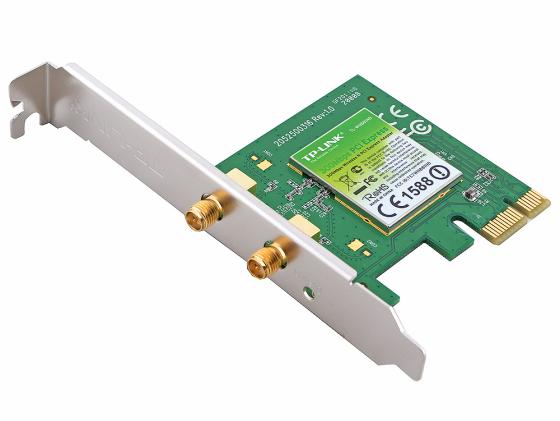 Беспроводной PCI-E адаптер TP-LINK TL-WN881ND 802.11n 300Mbps 2.4ГГц 20dBm