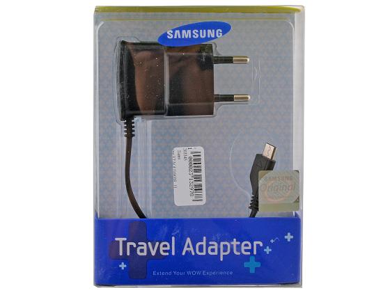 

Сетевое зарядное устройство Samsung Travel Adapter ETA-0U10EBECSTD 0.7 А microUSB черный