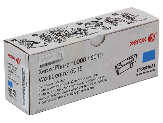 Картридж Xerox 106R01631 для Phaser 6000 6010 6015 Cyan Голубой 1000стр.