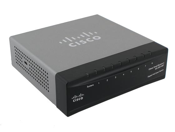 Коммутатор Cisco SLM2008PT-EU управляемый 8 портов 10/100/1000Mbps PoE