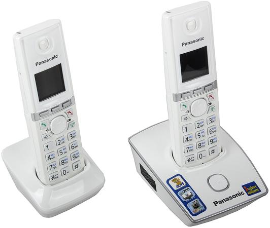 Радиотелефон DECT Panasonic KX-TG8052RUW белый