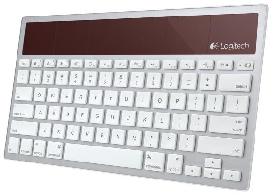 Клавиатура беспроводная Logitech K760 Solar Bluetooth белый серебристый 920-003876
