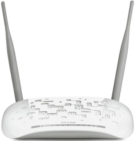 Беспроводной маршрутизатор ADSL TP-LINK TD-W8961NB 802.11n 300Mbps 2.4ГГц 20dBm 4xLAN