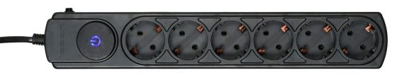 Сетевой фильтр Ippon BK-112 6 розеток 1.8 м черный