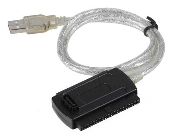 Адаптер-переходник VCOM Telecom USB2.0 - SATA/IDE 2.5"/3.5" VUS7056 внешний БП