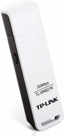 Беспроводной USB адаптер TP-LINK TL-WN821N 802.11n 300Mbps 2.4ГГц 20dBm