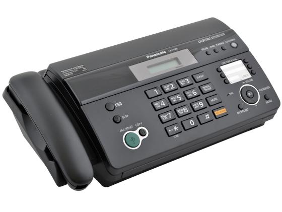 Факс Panasonic KX-FT988RUB термобумага черный