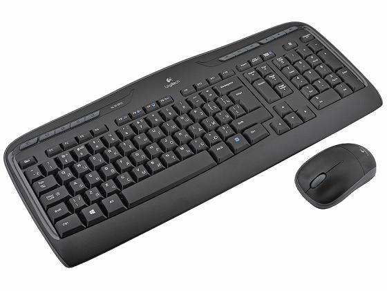 Комплект  Клавиатура + мышь Logitech MK330 черный USB 920-003995