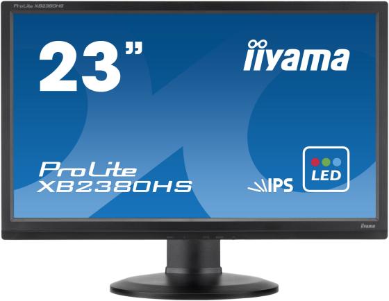 Монитор 23" iiYama Pro Lite XB2380HS-B1 черный IPS 1920x1080 250 cd/m^2 5 ms DVI HDMI VGA