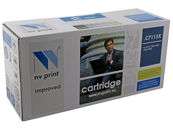 Картридж NV-Print C7115X для HP LaserJet 1000/1005/1200/1220/3300/3380 5000стр Черный