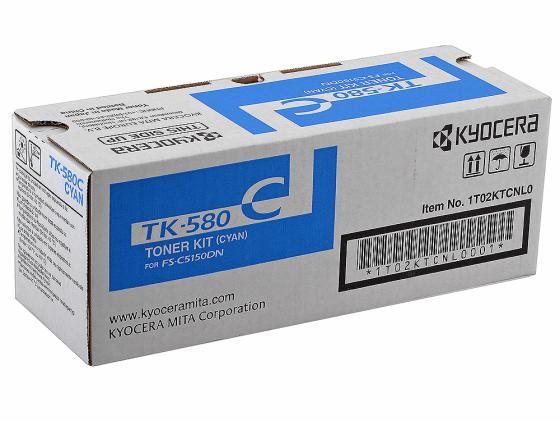 Картридж Kyocera TK-580C для FS-C5150DN Голубой