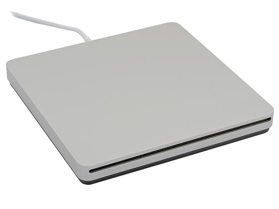 Внешний привод DVD±RW Apple MD564ZM/A USB 2.0 серебристый Retail
