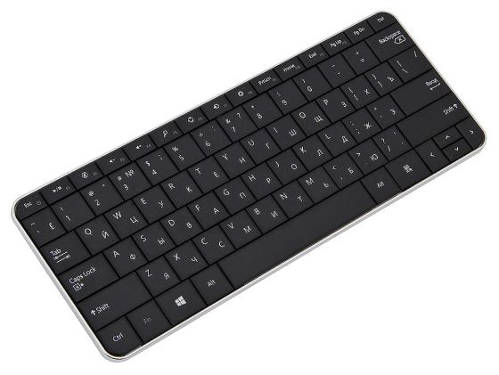 Клавиатура беспроводная Microsoft Wedge Bluetooth черный