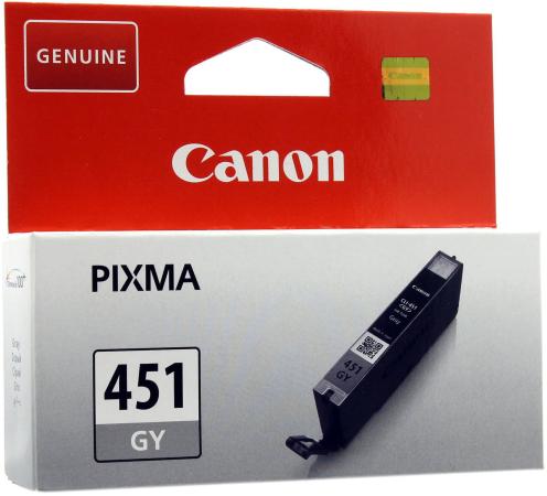 

Картридж Canon CLI-451GY XL для iP7240 MG5440 MG6340 серый повышенной емкости