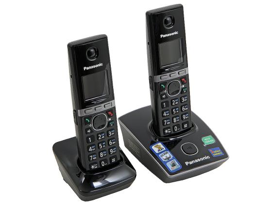 Радиотелефон DECT Panasonic KX-TG8052RUB черный