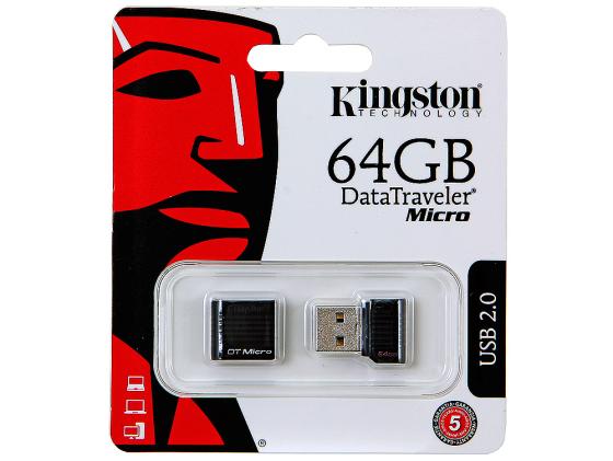 Флешка USB 64Gb Kingston DataTraveler Micro DTMCK/64GB