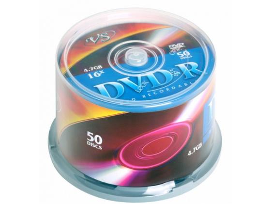 Диски DVD-R VS 16x 4.7Gb CakeBox 50шт 20366