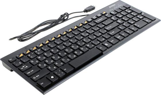 Клавиатура проводная A4TECH KX-100 Slim USB черный