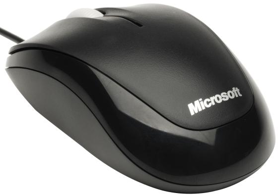 

Мышь проводная Microsoft Compact Optical Mouse 500 чёрный USB 4HH-00002