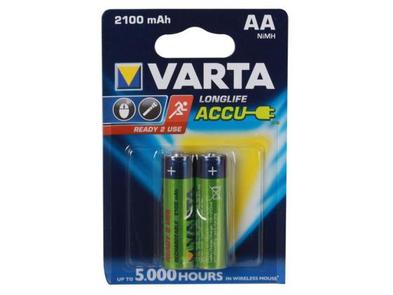 Аккумулятор 2100 mAh Varta Ready 2 Use AA 2 шт