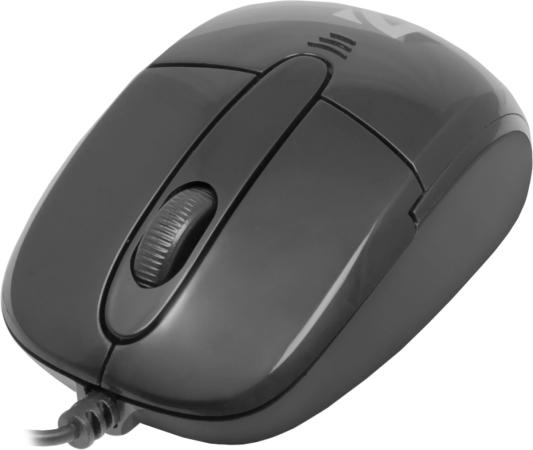 Мышь проводная DEFENDER Optimum MS-130 чёрный USB 52130
