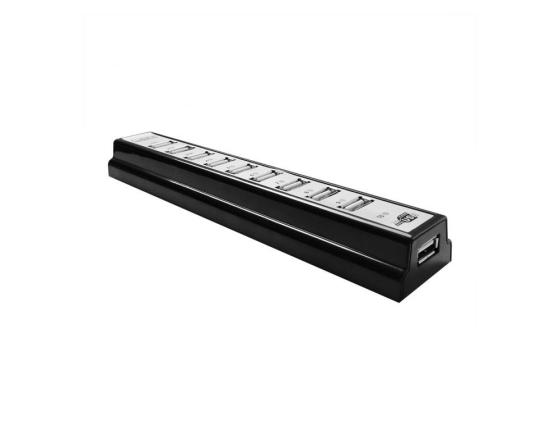Концентратор USB 2.0 CBR CH-310 — черный