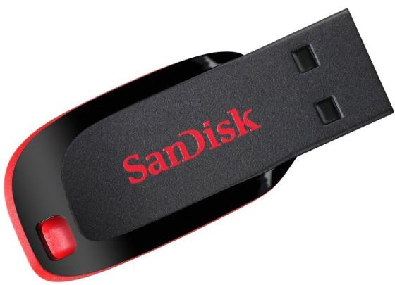 Флешка 16Gb SanDisk Cruzer Blade USB 2.0 черный SDCZ50-016G-B35