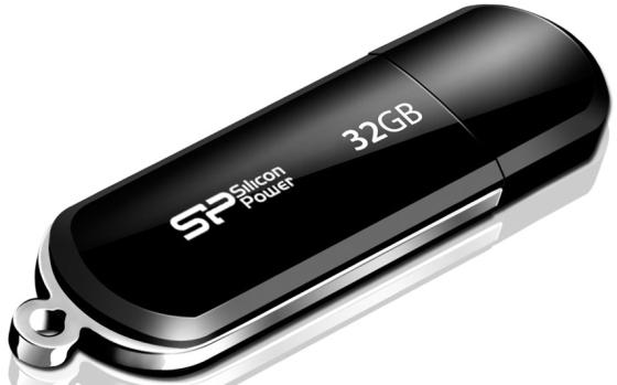 Флешка USB 32Gb Silicon Power lux mini series 322 SP032GBUF2322V1K черный